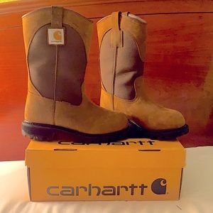 Never worn women’s Carhartt slip on work boots
